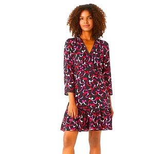 Kate Spade ribbon wrap top dress